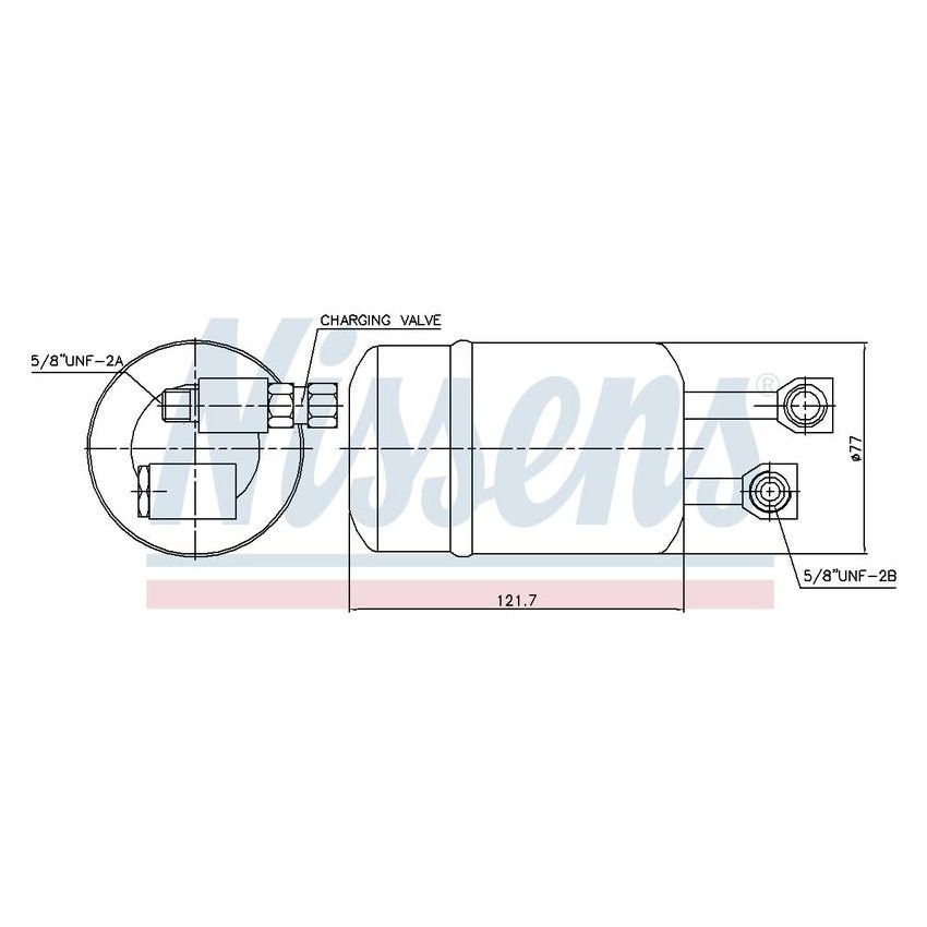 NISSENS 95134 A/C Receiver Drier/Accumulator