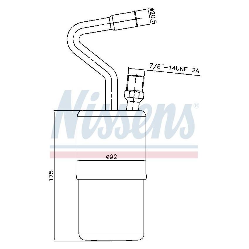 NISSENS 95135 A/C Receiver Drier/Accumulator