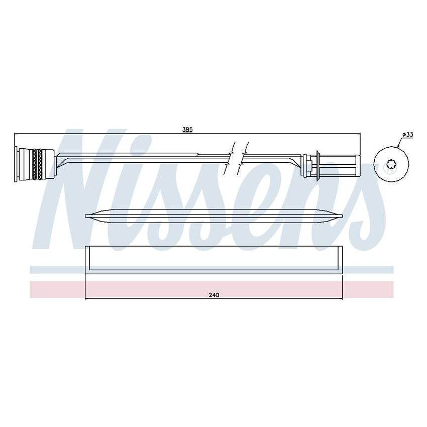 NISSENS 95466 Receiver Drier
