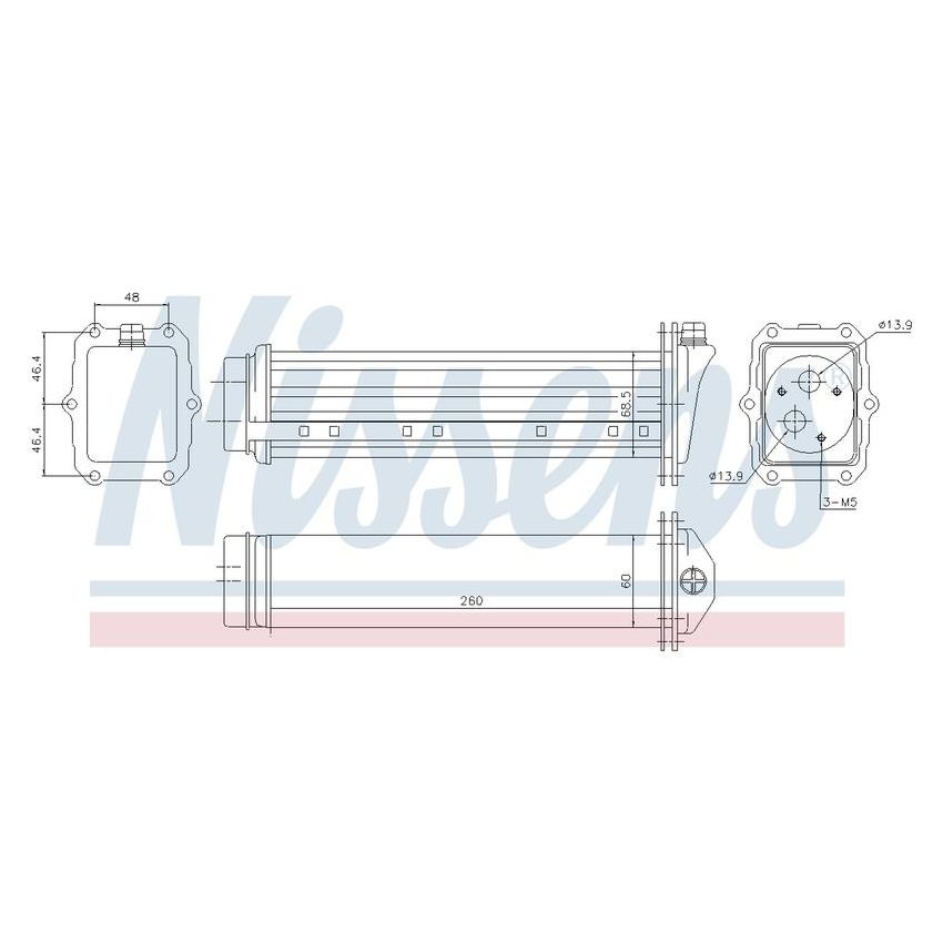 NISSENS 96432 Turbocharger Intercooler