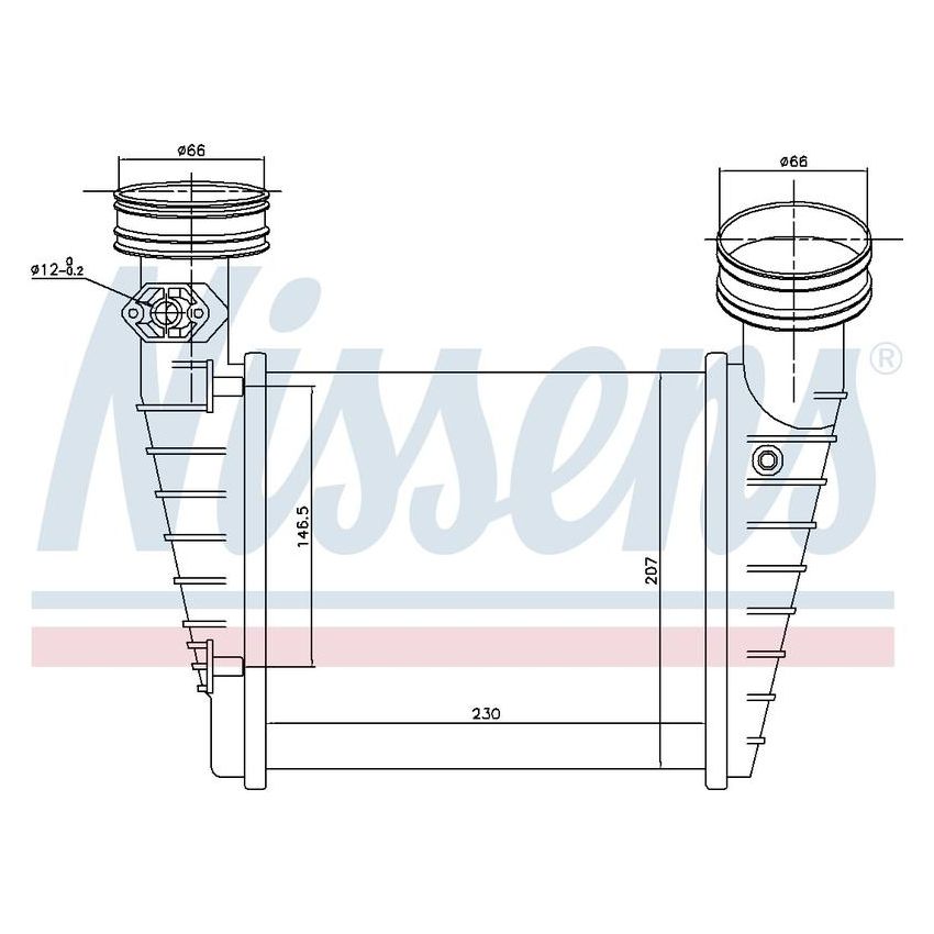 NISSENS 96731 Turbocharger Intercooler