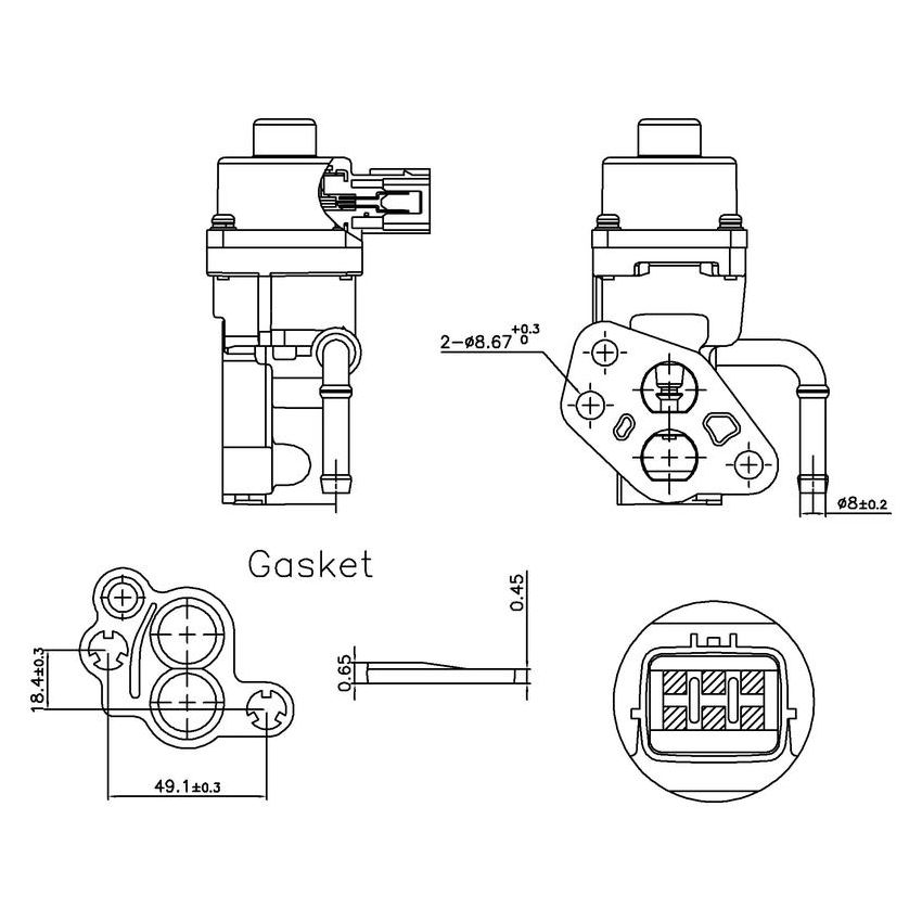 NISSENS 98168 EGR Valve