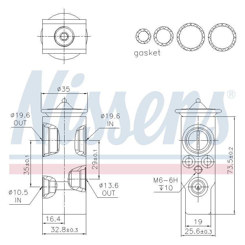 NISSENS 999397 Air Conditioning Expansion Valve
