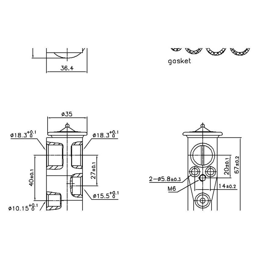 NISSENS 999444 Air Conditioning Expansion Valve