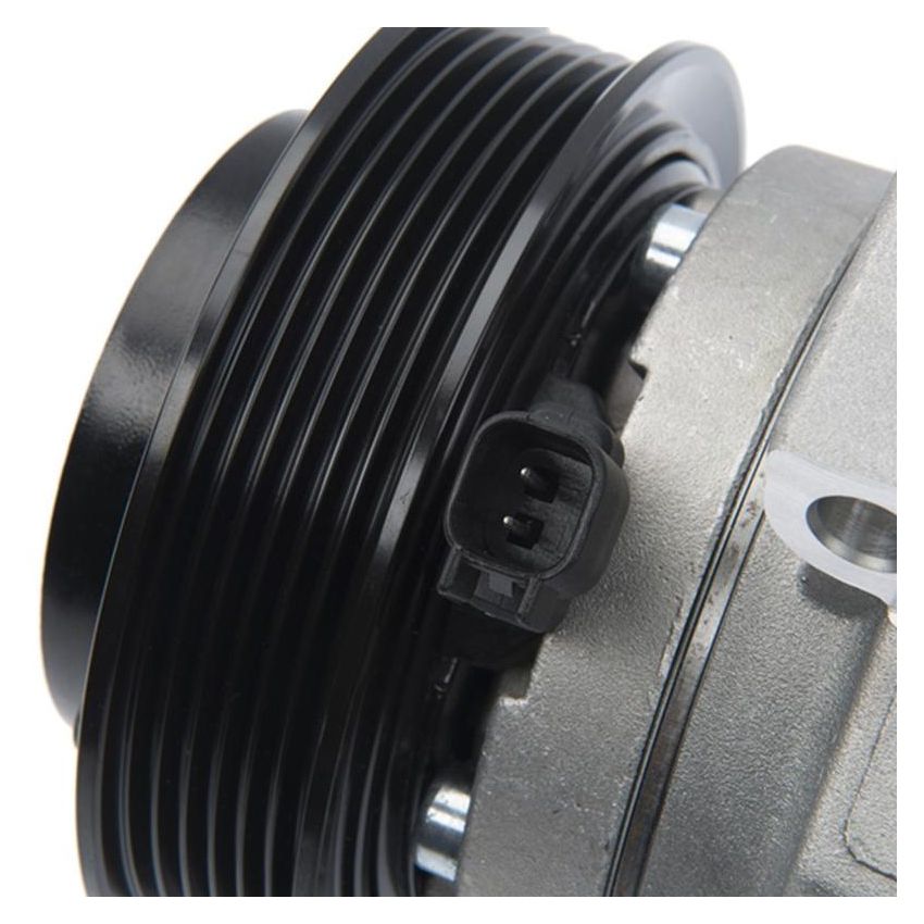 MANDO 10A1069 New OE AC Compressor w/ Clutch & Pre-filled Oil, Direct Replacement