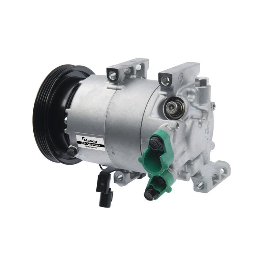 MANDO 10A1077 New OE AC Compressor w/ Clutch & Pre-filled Oil, Direct Replacement