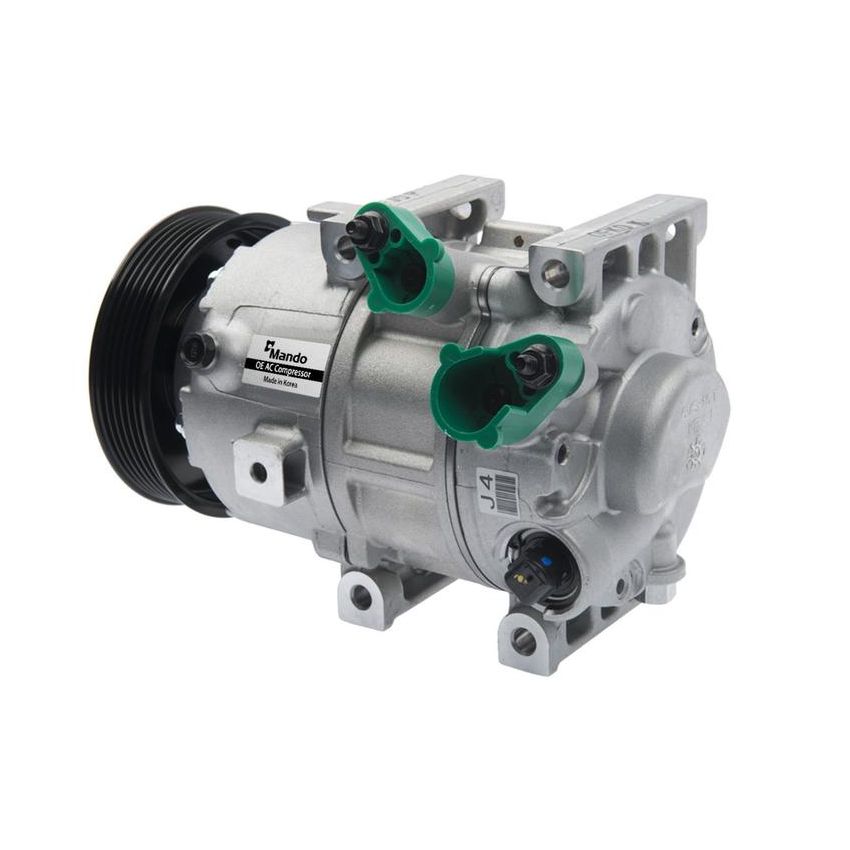 MANDO 10A1087 New OE AC Compressor w/ Clutch & Pre-filled Oil, Direct Replacement