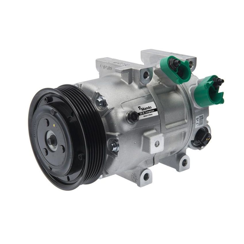 MANDO 10A1087 New OE AC Compressor w/ Clutch & Pre-filled Oil, Direct Replacement