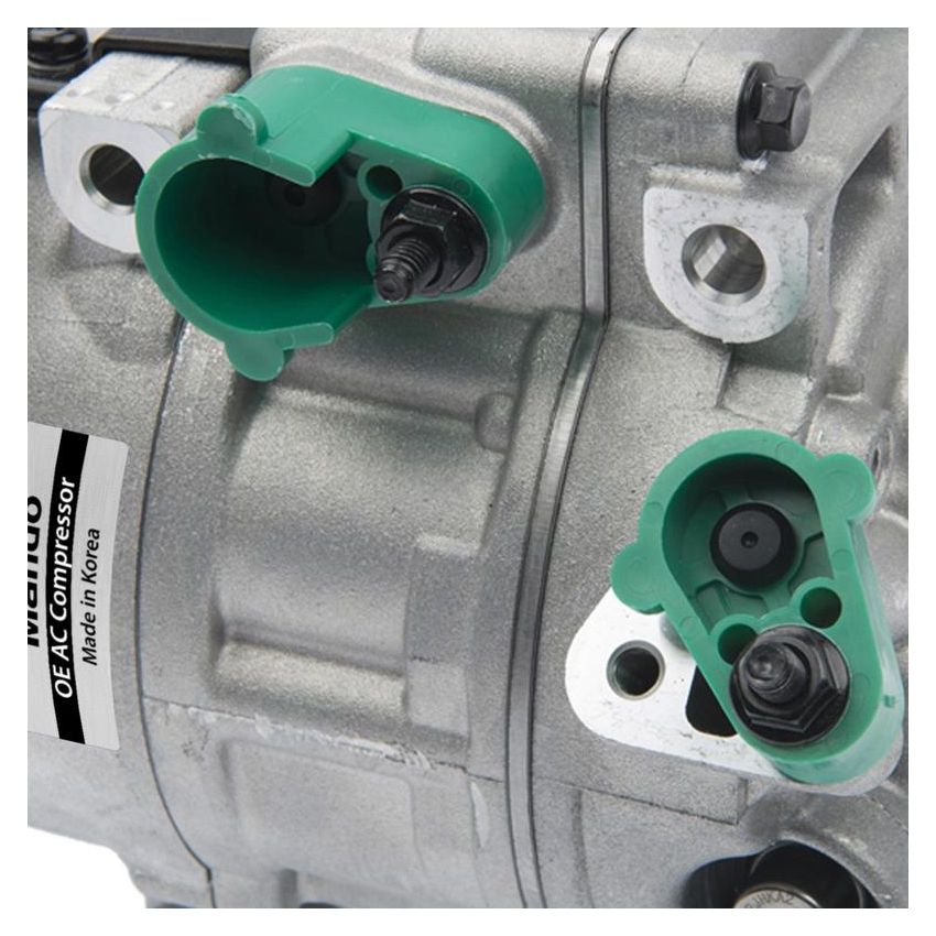 MANDO 10A1089 New OE AC Compressor w/ Clutch & Pre-filled Oil, Direct Replacement