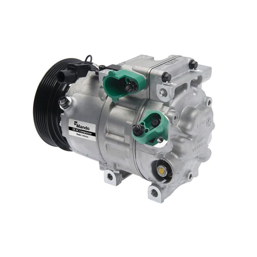 MANDO 10A1097 New OE AC Compressor w/ Clutch & Pre-filled Oil, Direct Replacement