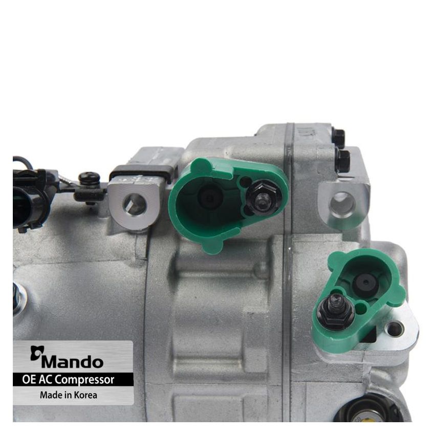 MANDO 10A1097 New OE AC Compressor w/ Clutch & Pre-filled Oil, Direct Replacement