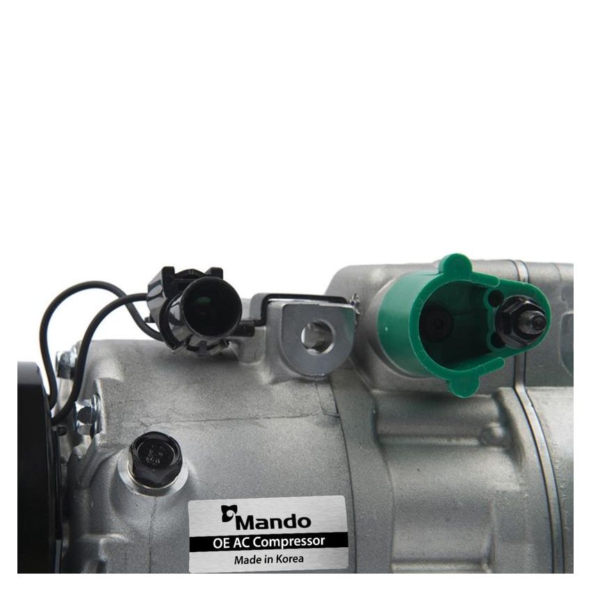 MANDO 10A1097 New OE AC Compressor w/ Clutch & Pre-filled Oil, Direct Replacement
