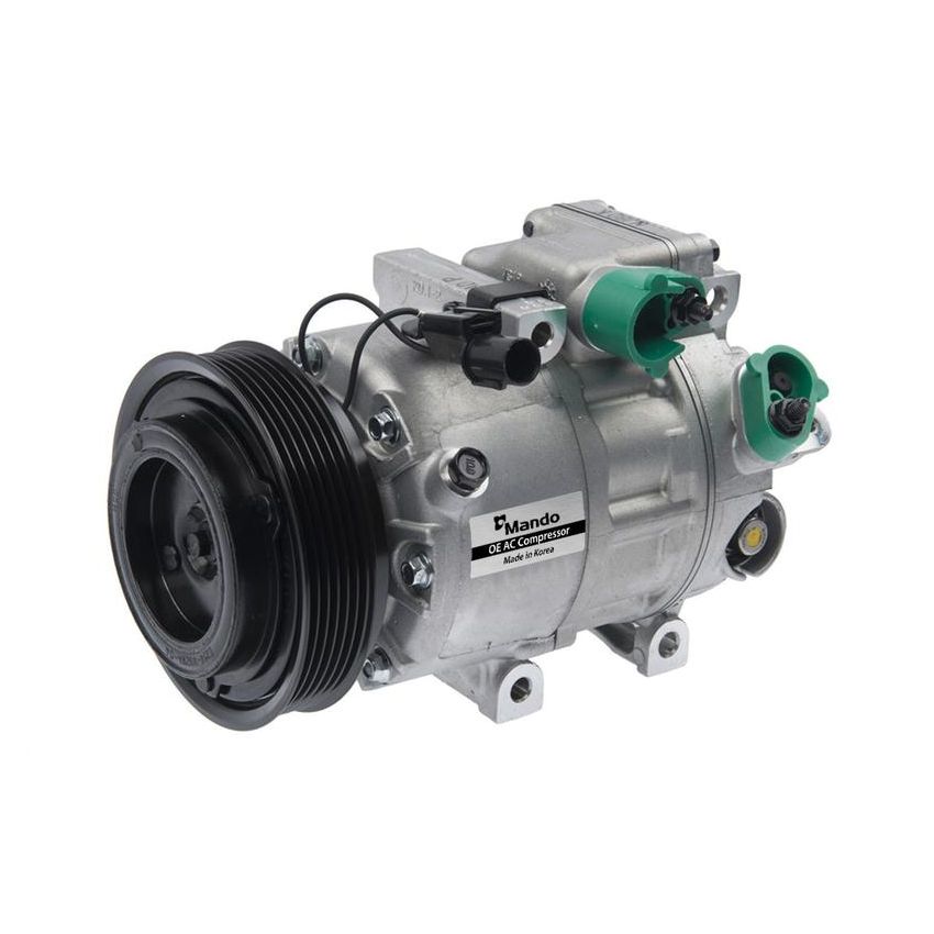 MANDO 10A1097 New OE AC Compressor w/ Clutch & Pre-filled Oil, Direct Replacement