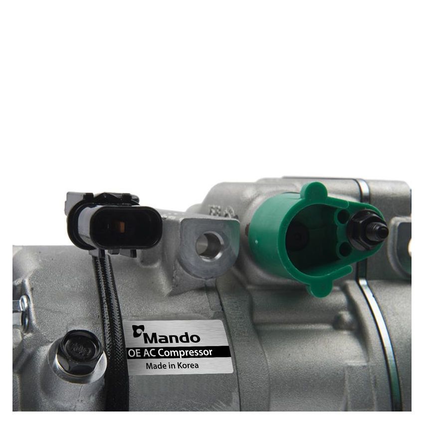 MANDO 10A1099 New OE AC Compressor w/ Clutch & Pre-filled Oil, Direct Replacement