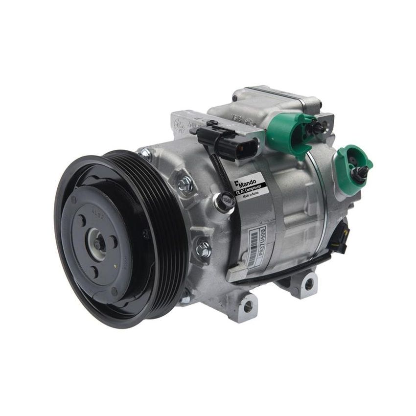 MANDO 10A1099 New OE AC Compressor w/ Clutch & Pre-filled Oil, Direct Replacement