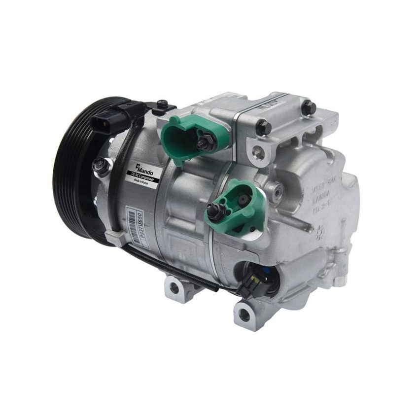 MANDO 10A1101 New OE AC Compressor w/ Clutch & Pre-filled Oil, Direct Replacement