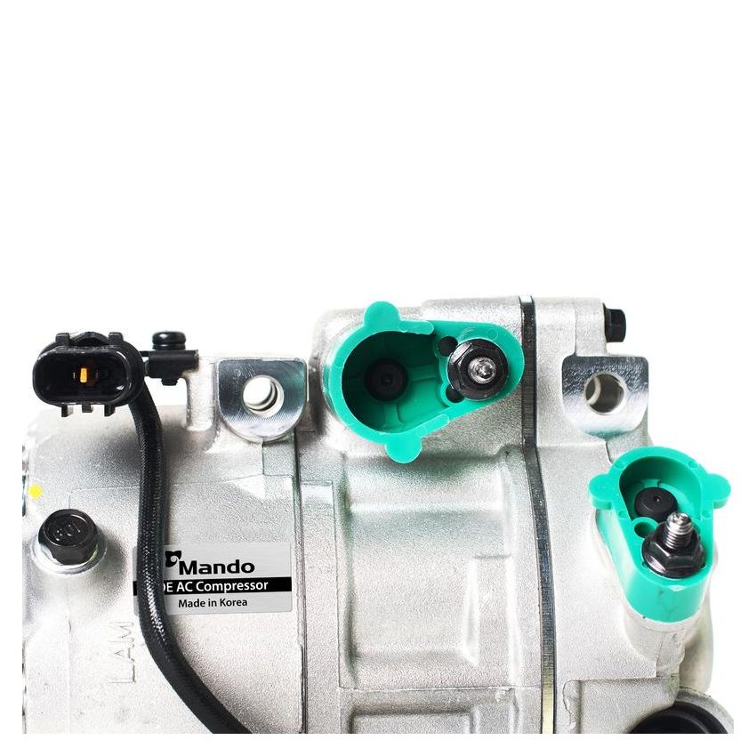 MANDO 10A1102 New OE AC Compressor w/ Clutch & Pre-filled Oil, Direct Replacement