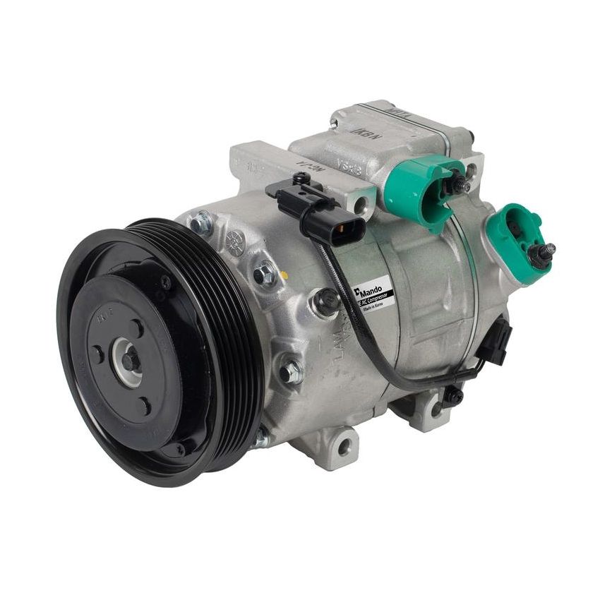 MANDO 10A1102 New OE AC Compressor w/ Clutch & Pre-filled Oil, Direct Replacement