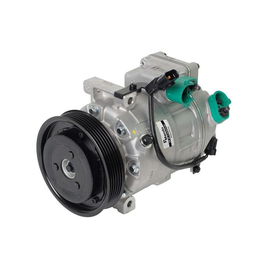 MANDO 10A1103 New OE AC Compressor w/ Clutch & Pre-filled Oil, Direct Replacement