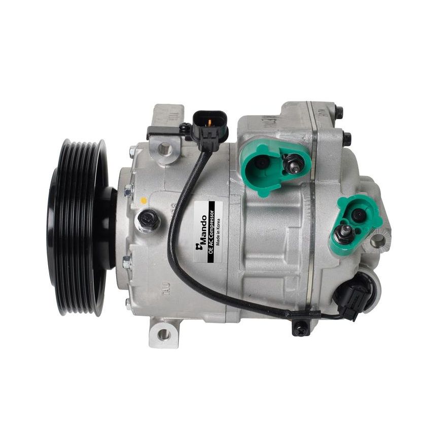 MANDO 10A1103 New OE AC Compressor w/ Clutch & Pre-filled Oil, Direct Replacement