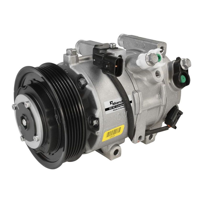 MANDO 10A1400 New OE AC Compressor w/ Clutch & Pre-filled Oil, Direct Replacement