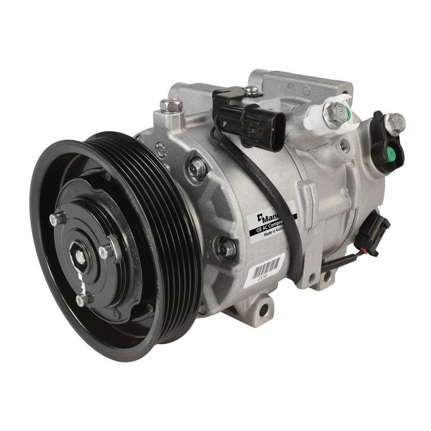 MANDO 10A1401 New OE AC Compressor w/ Clutch & Pre-filled Oil, Direct Replacement