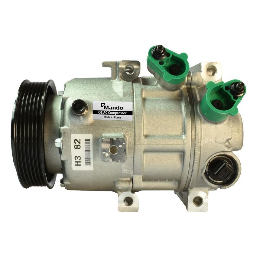 MANDO 10A1414 New OE AC Compressor w/ Clutch & Pre-filled Oil, Direct Replacement