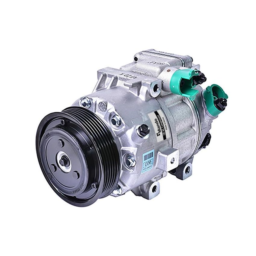 MANDO 10A1446 New OE AC Compressor w/ Clutch & Pre-filled Oil, Direct Replacement