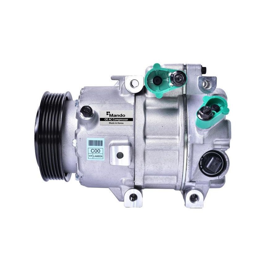MANDO 10A1446 New OE AC Compressor w/ Clutch & Pre-filled Oil, Direct Replacement