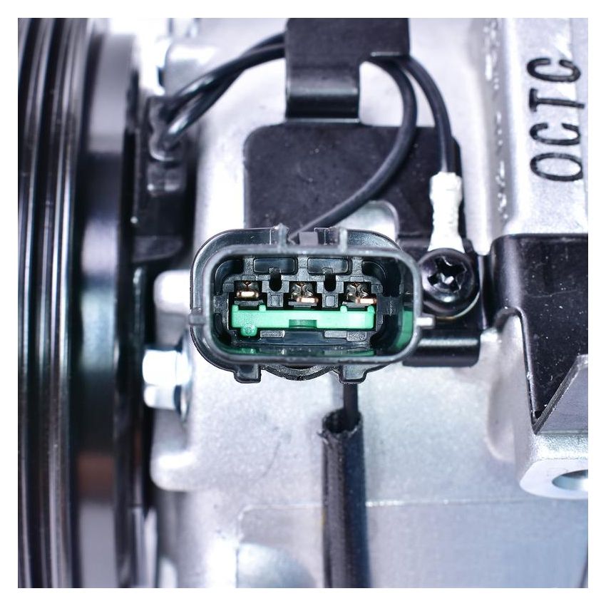 MANDO 10A1460 New OE AC Compressor w/ Clutch & Pre-filled Oil, Direct Replacement