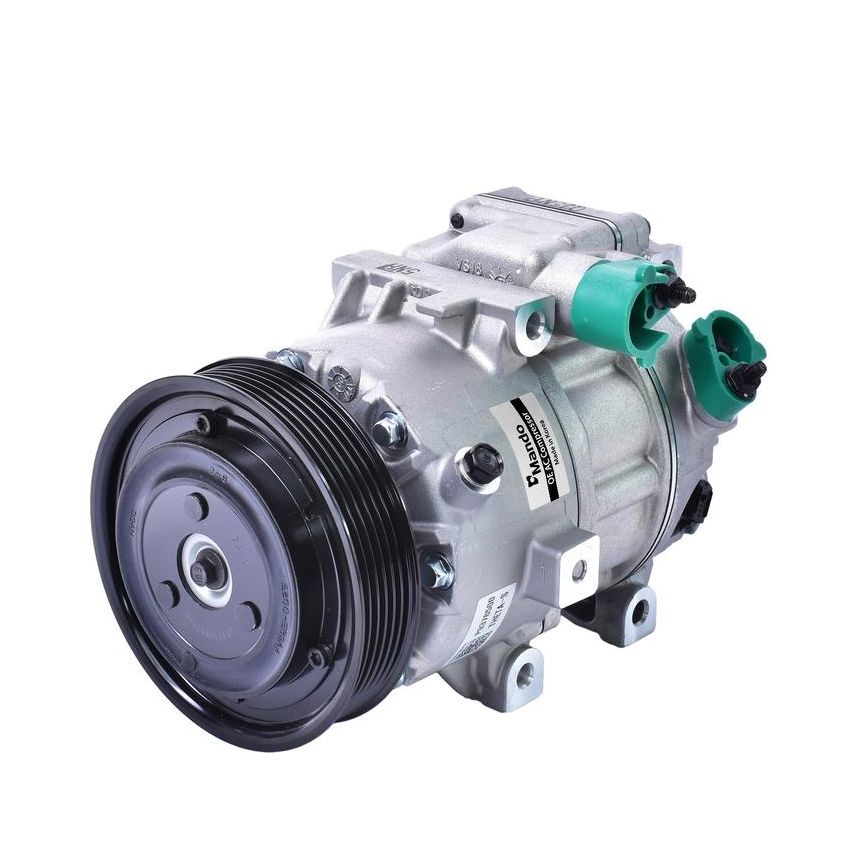 MANDO 10A1465 New OE AC Compressor w/ Clutch & Pre-filled Oil, Direct Replacement