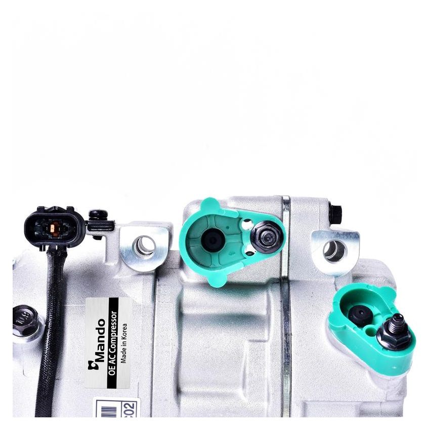 MANDO 10A1497 New OE AC Compressor w/ Clutch & Pre-filled Oil, Direct Replacement