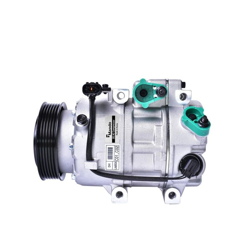MANDO 10A1497 New OE AC Compressor w/ Clutch & Pre-filled Oil, Direct Replacement