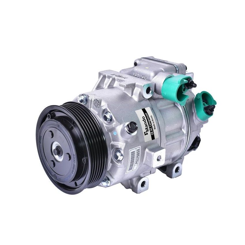 MANDO 10A1498 New OE AC Compressor w/ Clutch & Pre-filled Oil, Direct Replacement