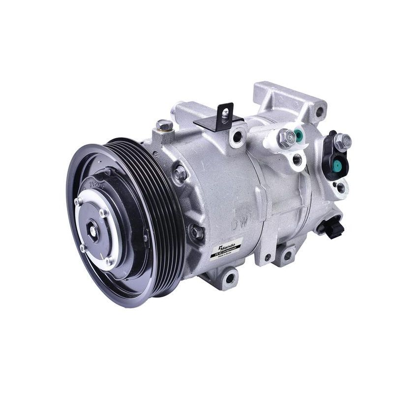 MANDO 10A1501 New OE AC Compressor w/ Clutch & Pre-filled Oil, Direct Replacement