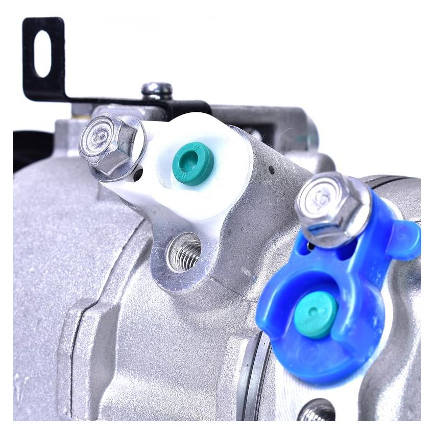 MANDO 10A1503 New OE AC Compressor w/ Clutch & Pre-filled Oil, Direct Replacement