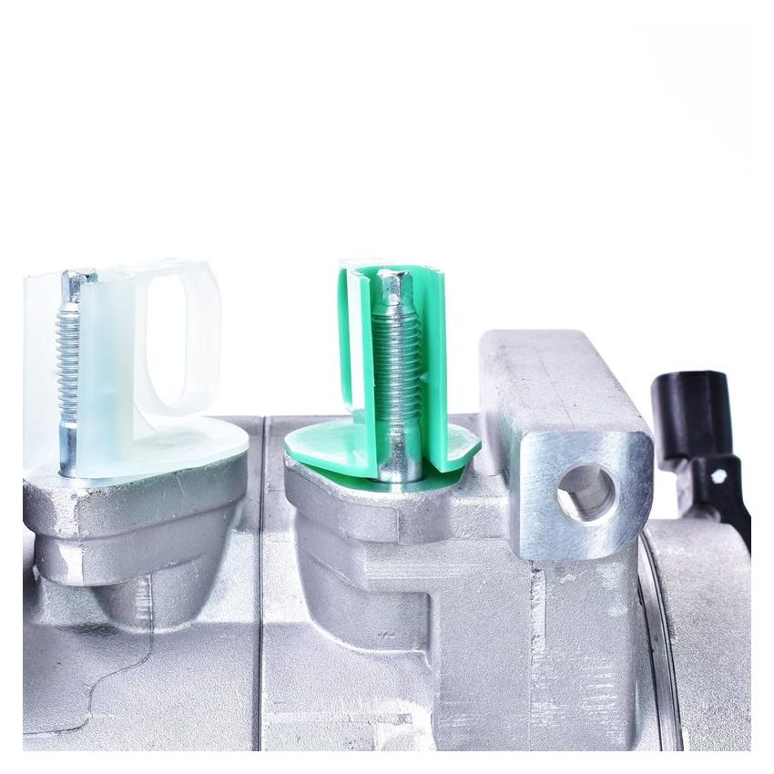 MANDO 10A1521 New OE AC Compressor w/ Clutch & Pre-filled Oil, Direct Replacement