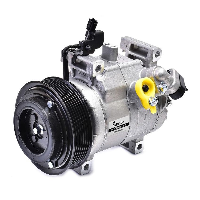 MANDO 10A1522 New OE AC Compressor w/ Clutch & Pre-filled Oil, Direct Replacement