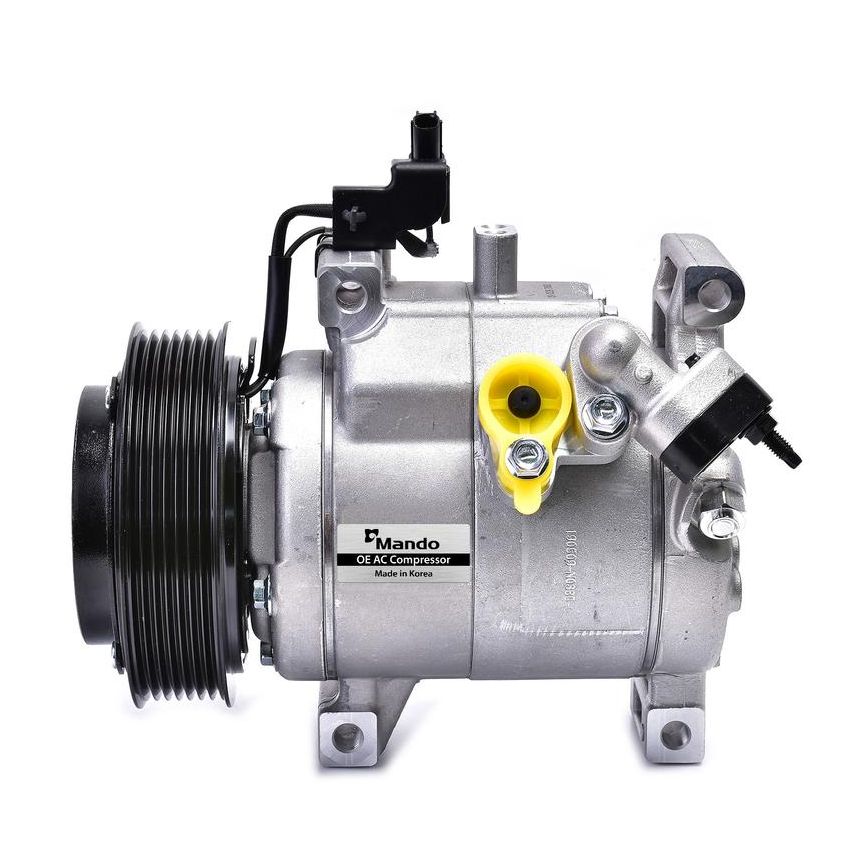 MANDO 10A1522 New OE AC Compressor w/ Clutch & Pre-filled Oil, Direct Replacement