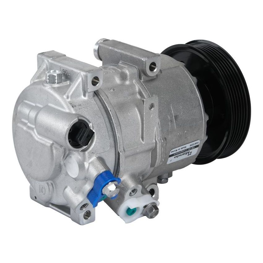 MANDO 10A1539 New OE AC Compressor w/ Clutch & Pre-filled Oil, Direct Replacement