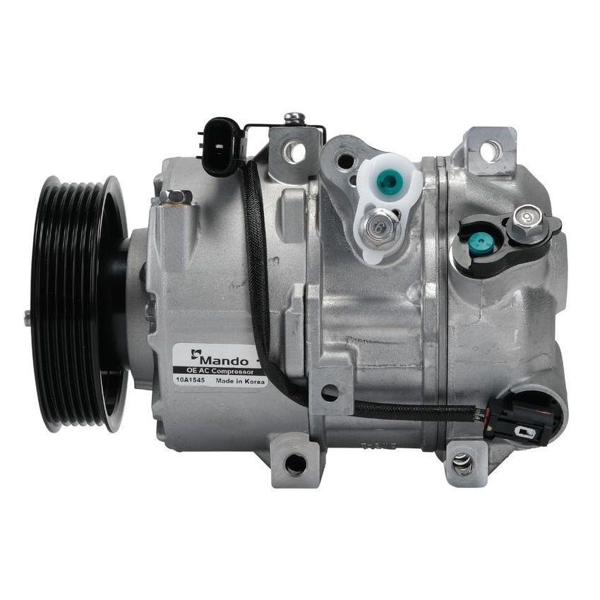 MANDO 10A1545 New OE AC Compressor w/ Clutch & Pre-filled Oil, Direct Replacement