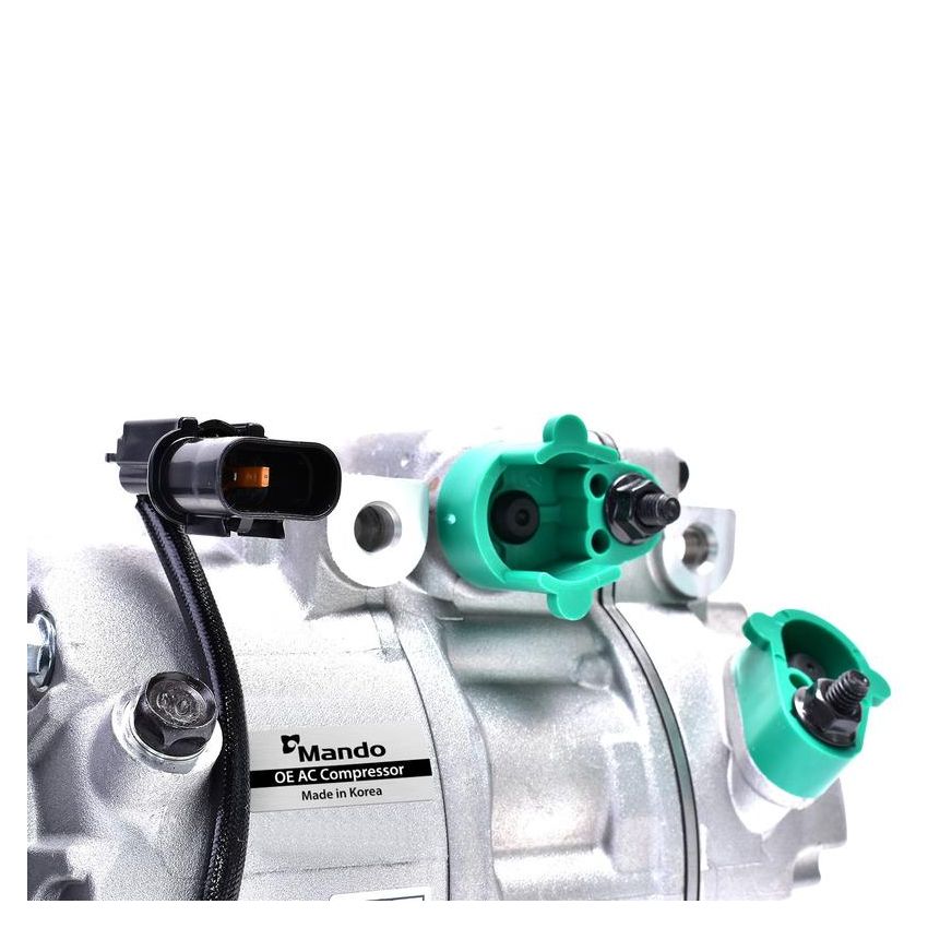MANDO 10A1553 New OE AC Compressor w/ Clutch & Pre-filled Oil, Direct Replacement