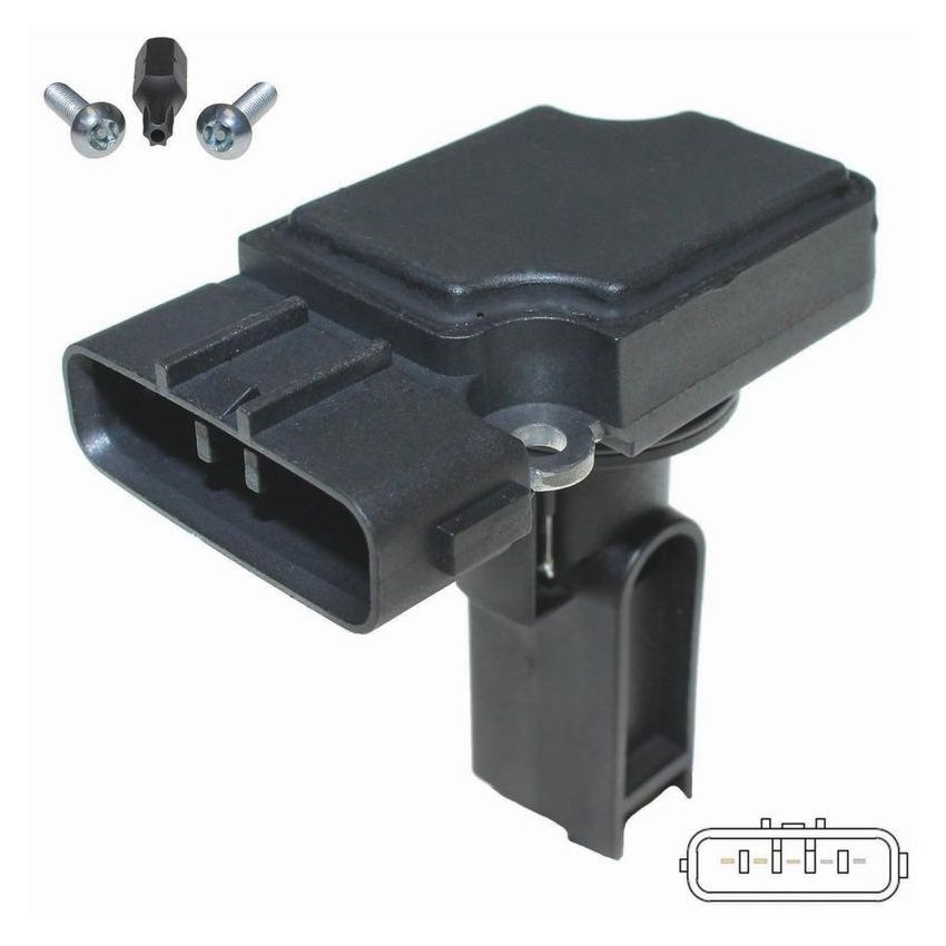 Walker Products 245-1166 Walker Products 245-1166 Mass Air Flow Sensor, Sensor Only