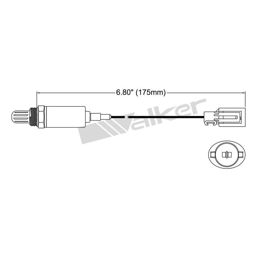 Walker Products 250-21003 Walker Products 250-21003 Oxygen Sensor 1-W Direct Fit Narrow-Band