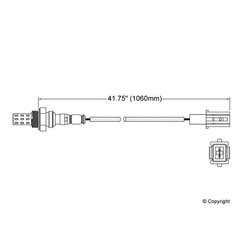 Walker Products 250-21014 Walker Products 250-21014 Oxygen Sensor 1-W Direct Fit Narrow-Band