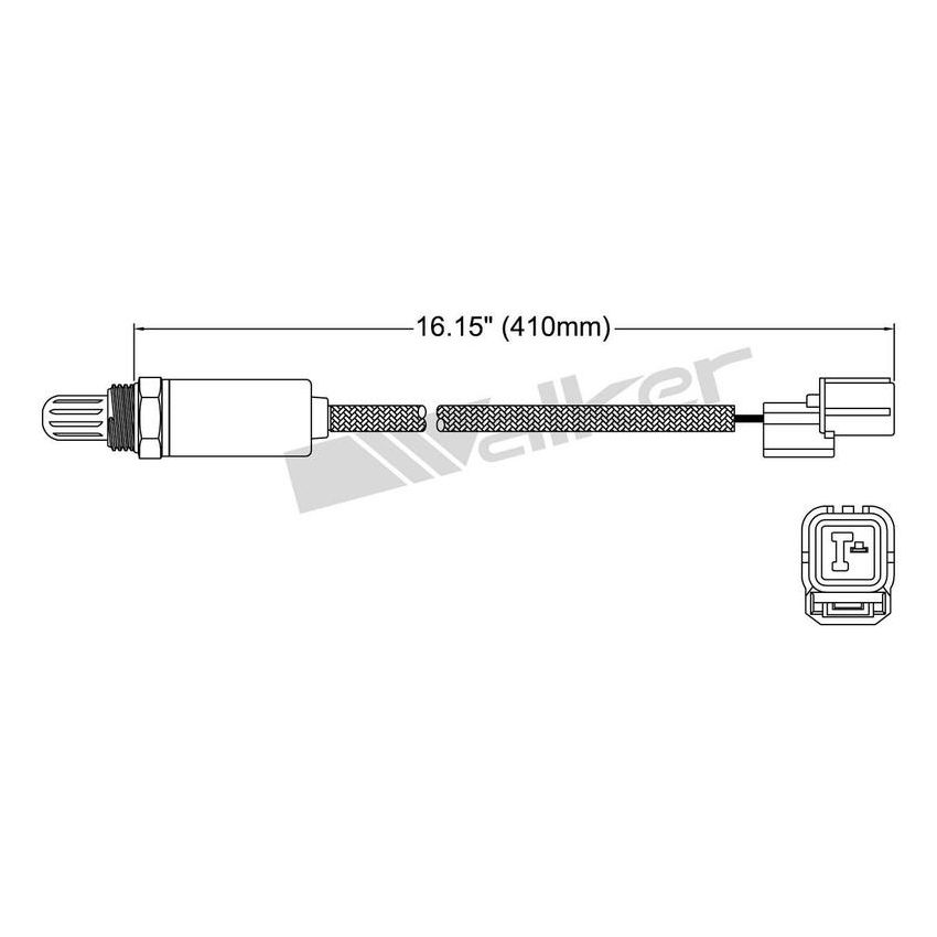 Walker Products 250-21031 Walker Products 250-21031 Oxygen Sensor 1-W Direct Fit Narrow-Band