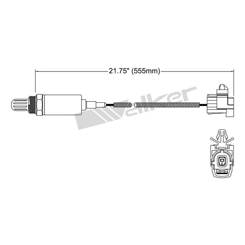 Walker Products 250-21035 Walker Products 250-21035 Oxygen Sensor 1-W Direct Fit Narrow-Band