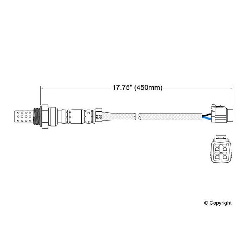 Walker Products 250-23088 Walker Products 250-23088 Oxygen Sensor 3-W Direct Fit Narrow-Band