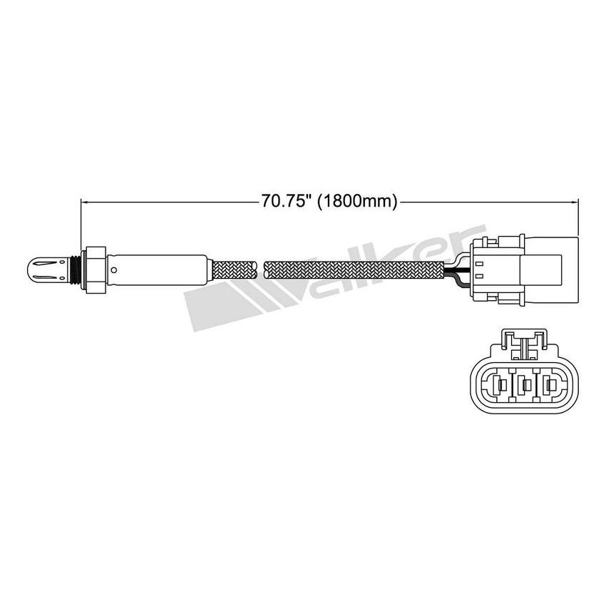 Walker Products 250-23503 Walker Products 250-23503 Oxygen Sensor 3-W Titania Narrow-Band