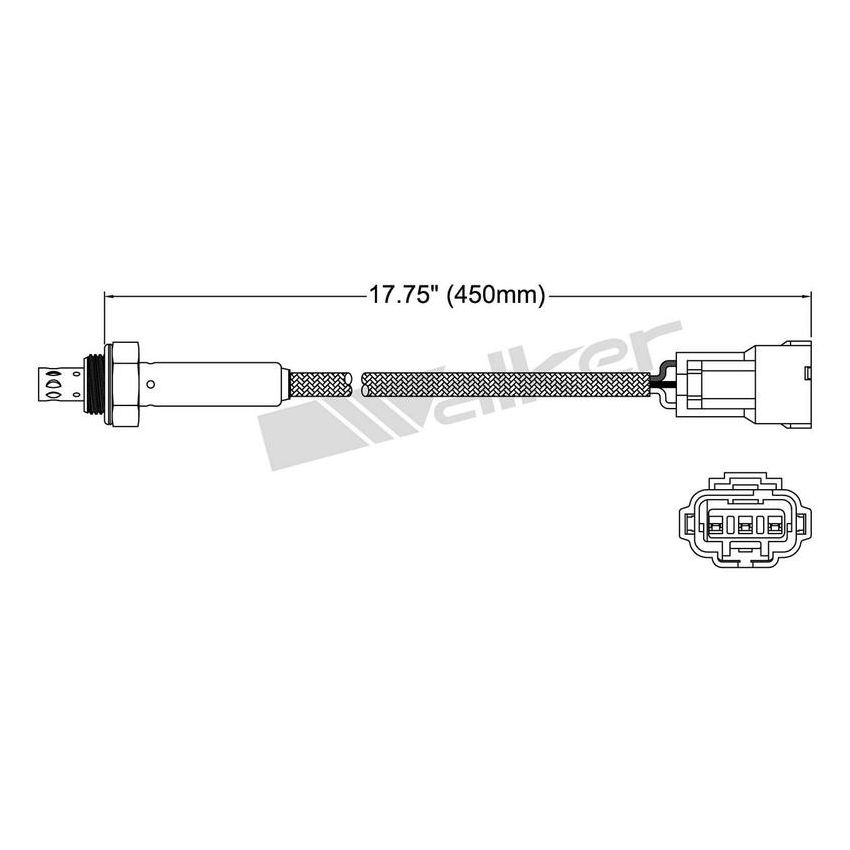 Walker Products 250-23508 Walker Products 250-23508 Oxygen Sensor 3-W Titania Narrow-Band